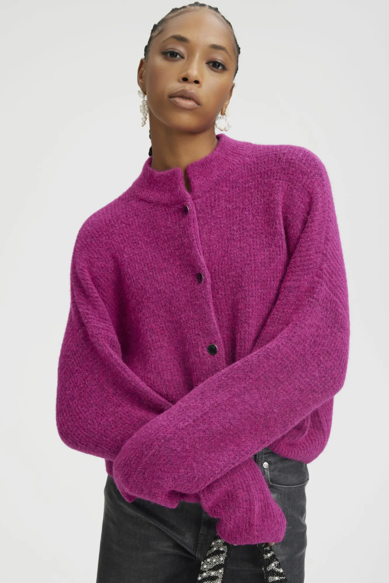 Kvinna Gestuz Stickat & Cardigans^Alphagz Cardigan