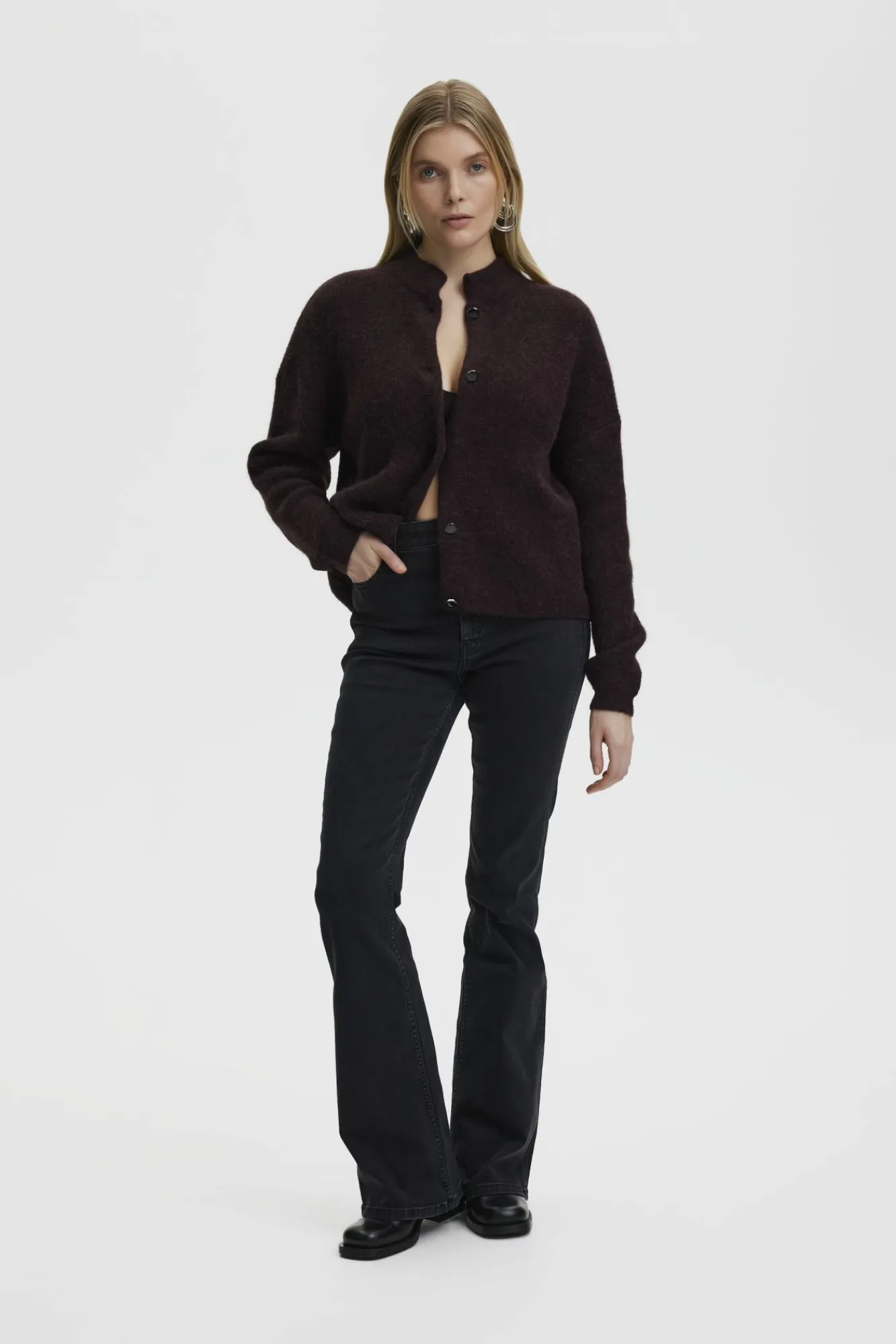 Kvinna Gestuz Stickat & Cardigans^Alphagz Cardigan