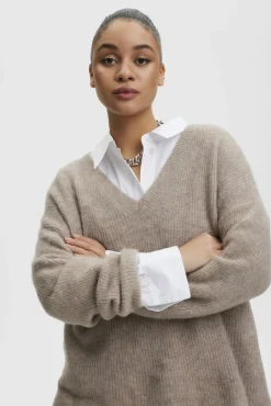 Kvinna Gestuz Stickat & Cardigans^Alphagz Pullover