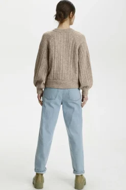 Kvinna Gestuz Stickat & Cardigans^Alphagz R Stickad Pullover