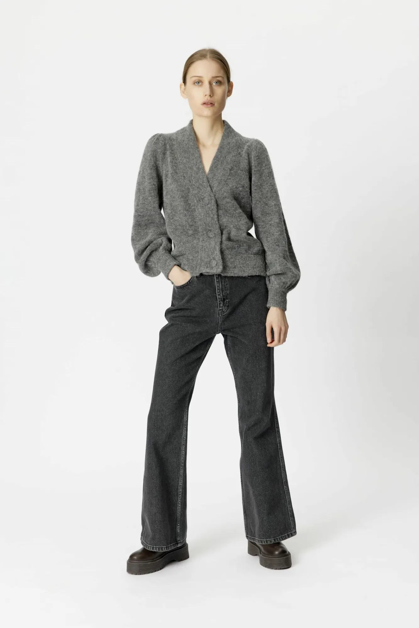 Kvinna Gestuz Stickat & Cardigans^Alphagz Stickad Cardigan