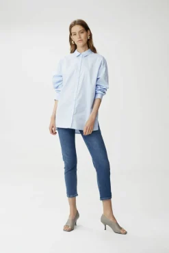 Kvinna Gestuz Jeans^Astridgz Hw Slim Jeans