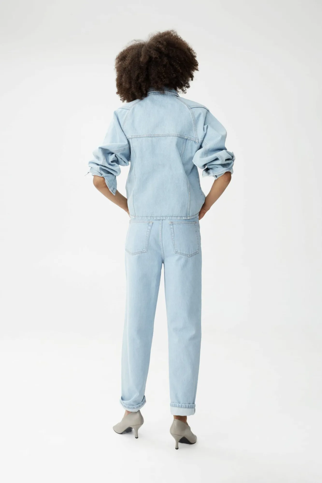 Kvinna Gestuz Jeans^Dacygz Hw Straight Jeans