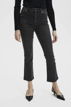 Kvinna Gestuz Jeans^Emilindagz Hw 7/8 Flared Jeans