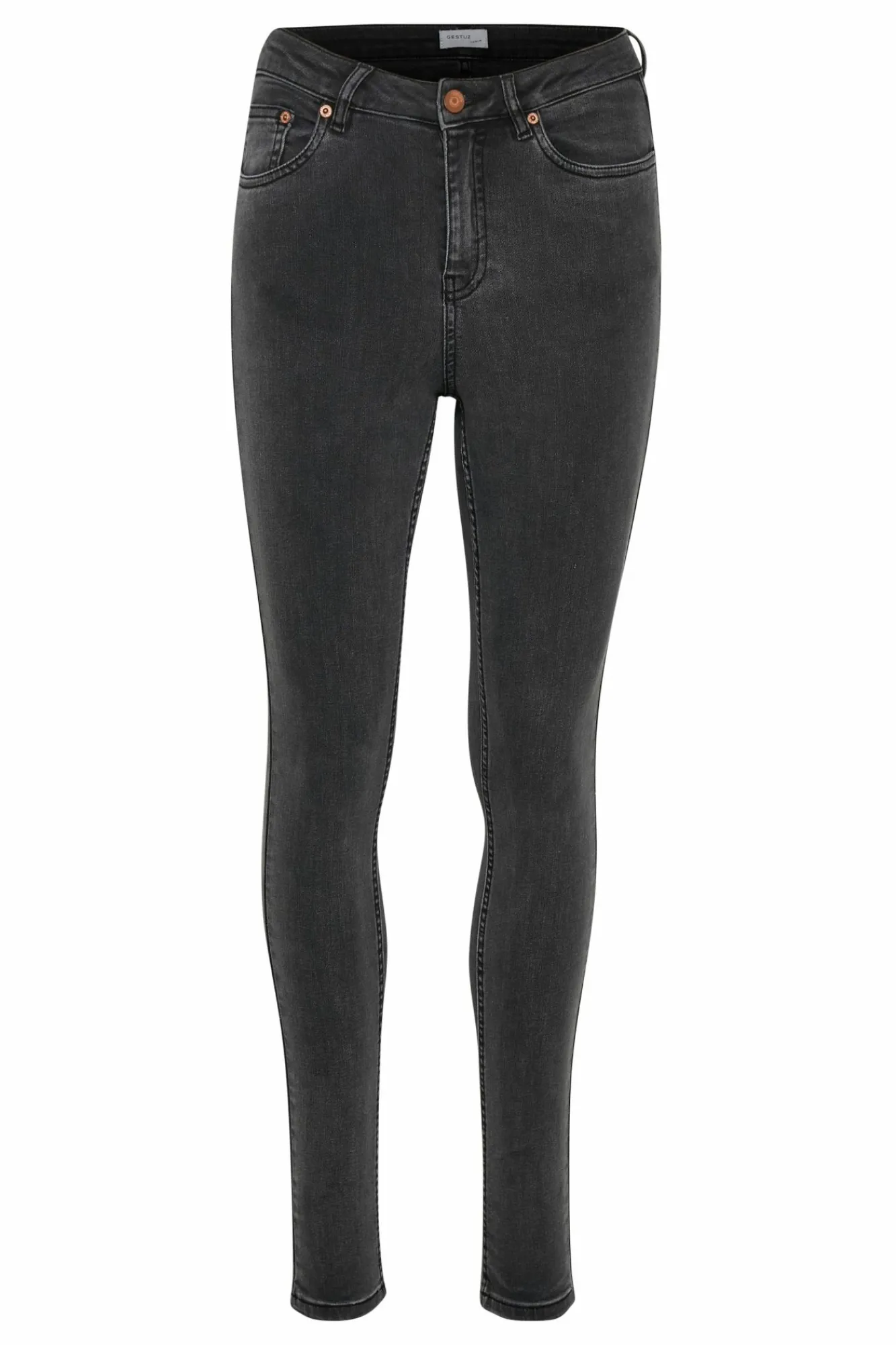 Kvinna Gestuz Jeans^Emilygz Hw Skinny Jeans