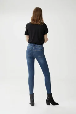 Kvinna Gestuz Jeans^Emilygz Hw Skinny Jeans