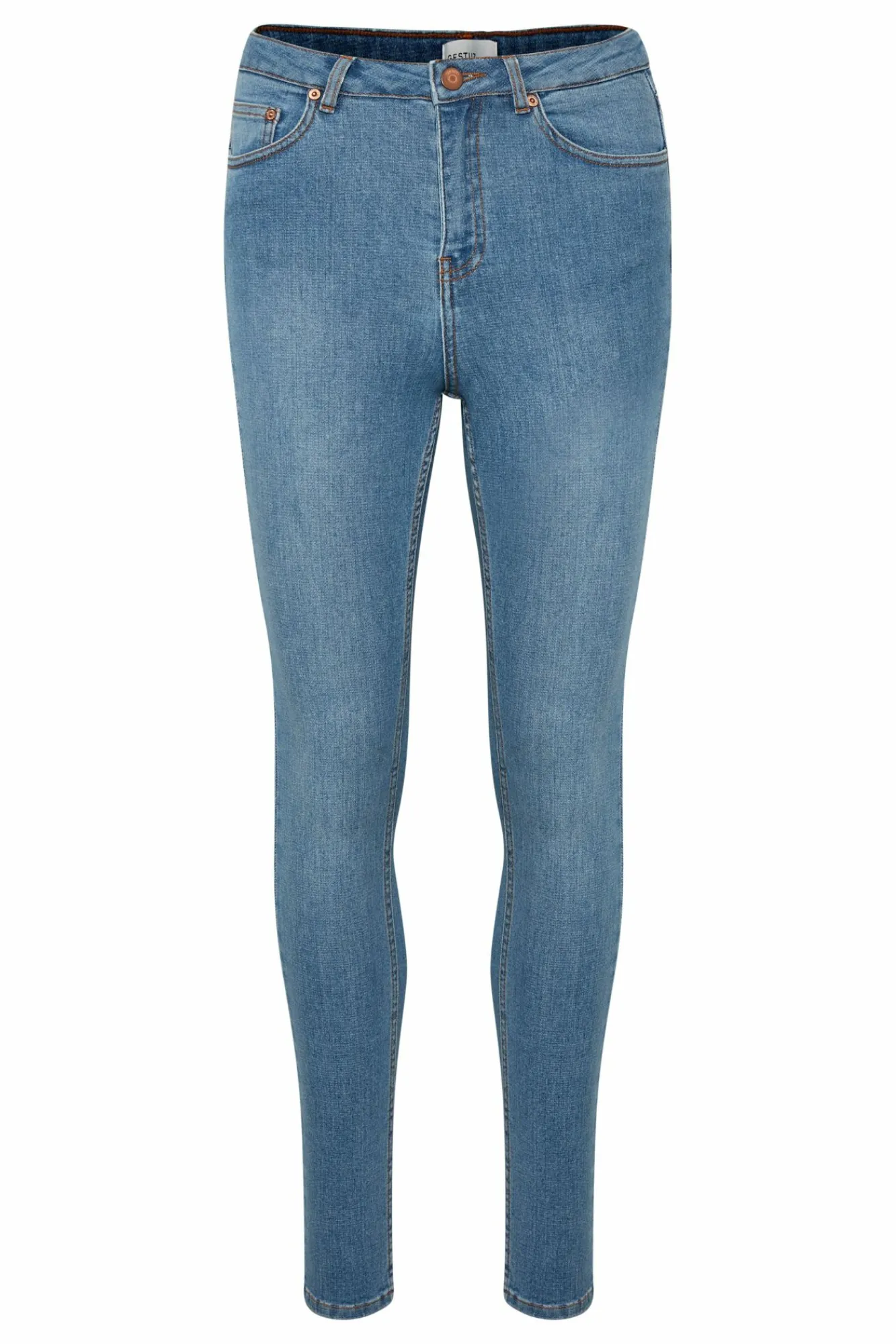Kvinna Gestuz Jeans^Emilygz Hw Skinny Jeans