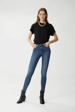 Kvinna Gestuz Jeans^Emilygz Hw Skinny Jeans