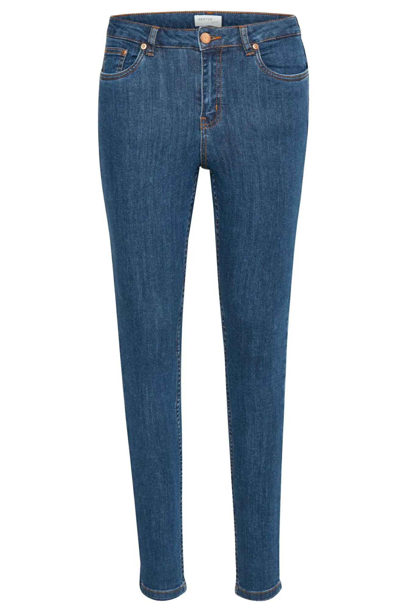 Kvinna Gestuz Jeans^Emilygz Hw Skinny Jeans