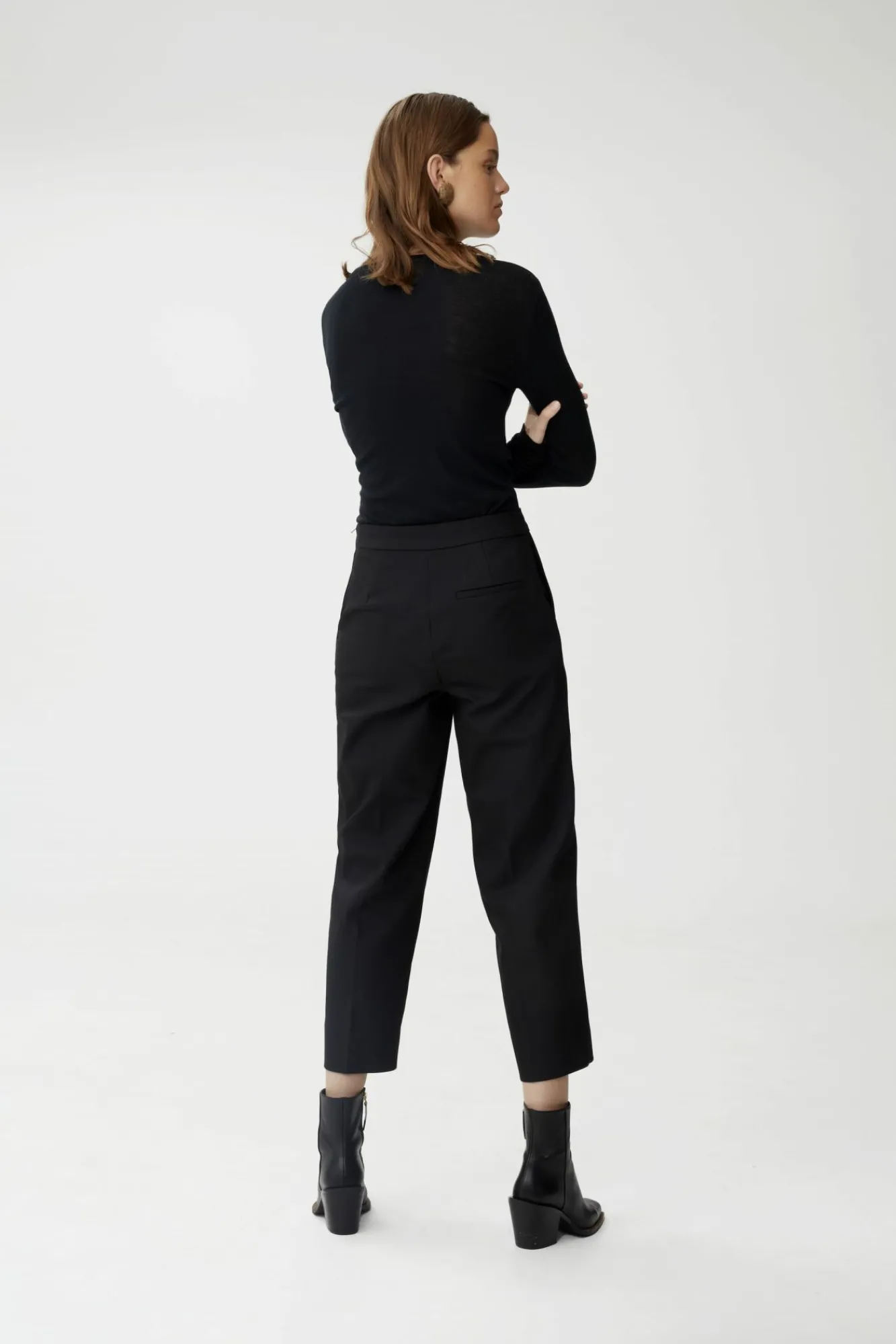 Kvinna Gestuz Byxor^Hazalgz Sid Flared Culotte