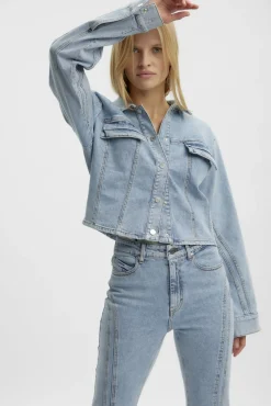 Kvinna Gestuz Jackor & Kappor^Janicegz Denimjacka
