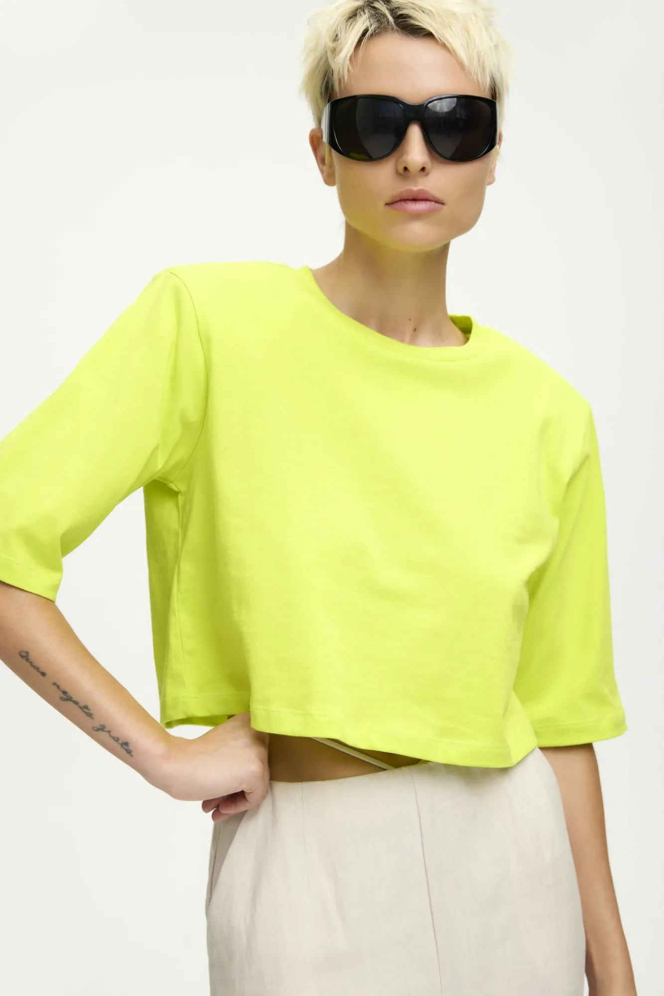 Kvinna Gestuz Toppar & T-Shirts^Jorygz Cropped T-Shirt