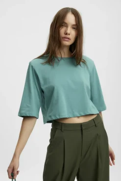 Kvinna Gestuz Toppar & T-Shirts^Jorygz Cropped T-Shirt