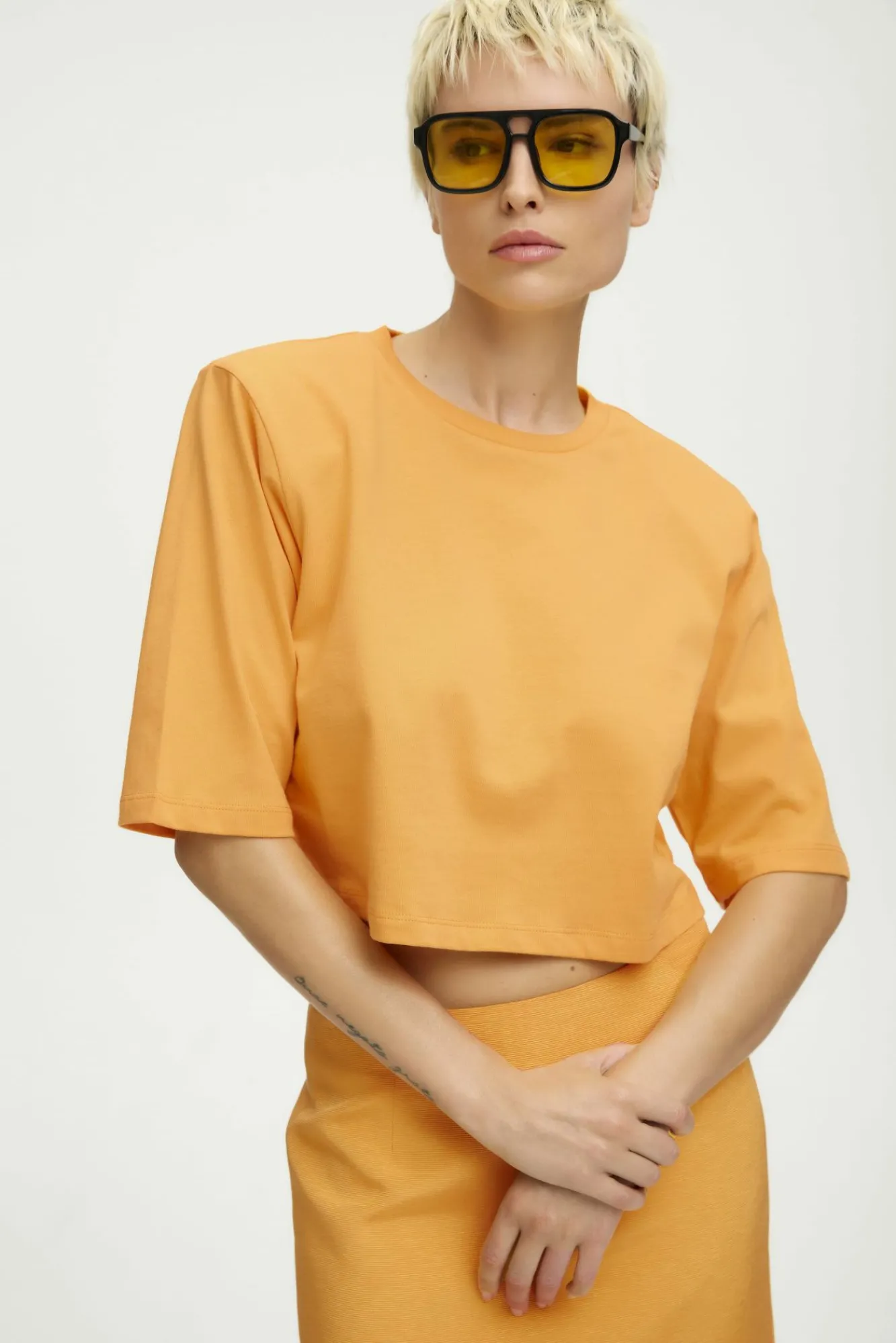 Kvinna Gestuz Toppar & T-Shirts^Jorygz Cropped T-Shirt