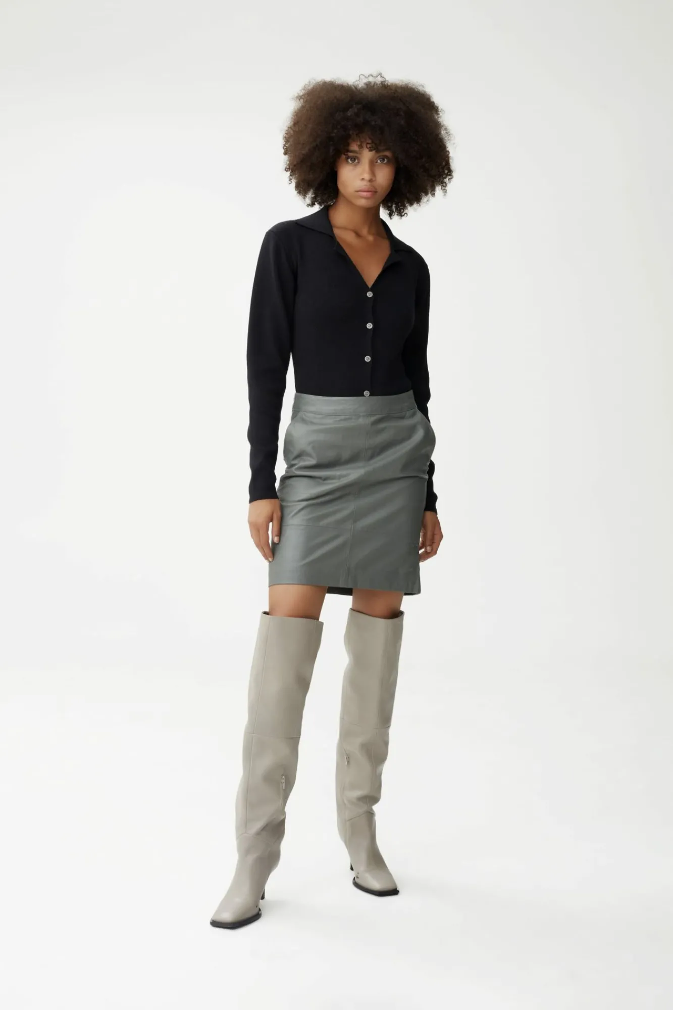 Kvinna Gestuz Stickat & Cardigans^Leogz Stickad Pullover