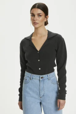 Kvinna Gestuz Stickat & Cardigans^Leogz Stickad Pullover