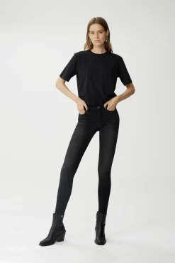 Kvinna Gestuz Jeans^Maggiegz Mw Skinny Jeans