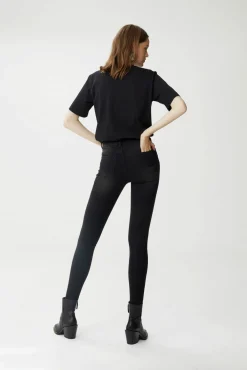 Kvinna Gestuz Jeans^Maggiegz Mw Skinny Jeans