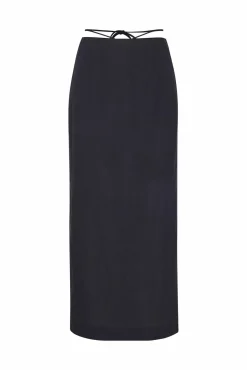 Kvinna Gestuz Kjolar^Malougz Linne Kjol