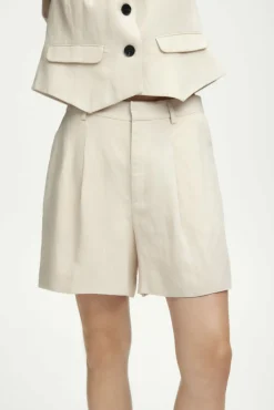 Kvinna Gestuz Shorts^Malougz Linne Shorts