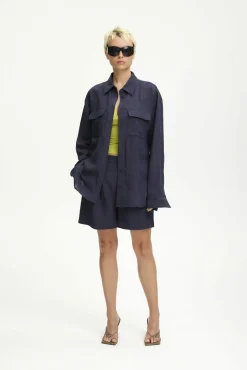 Kvinna Gestuz Shorts^Malougz Linne Shorts