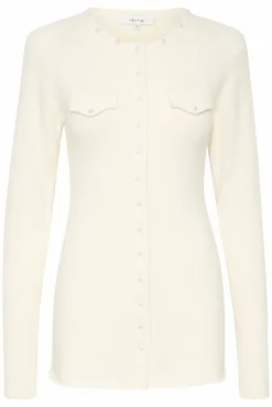 Kvinna Gestuz Stickat & Cardigans^Manzigz Cardigan