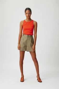 Kvinna Gestuz Byxor^Petraligz Skinnbyxor