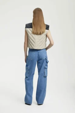 Kvinna Gestuz Cargo^Riannegz Cargo Jeans