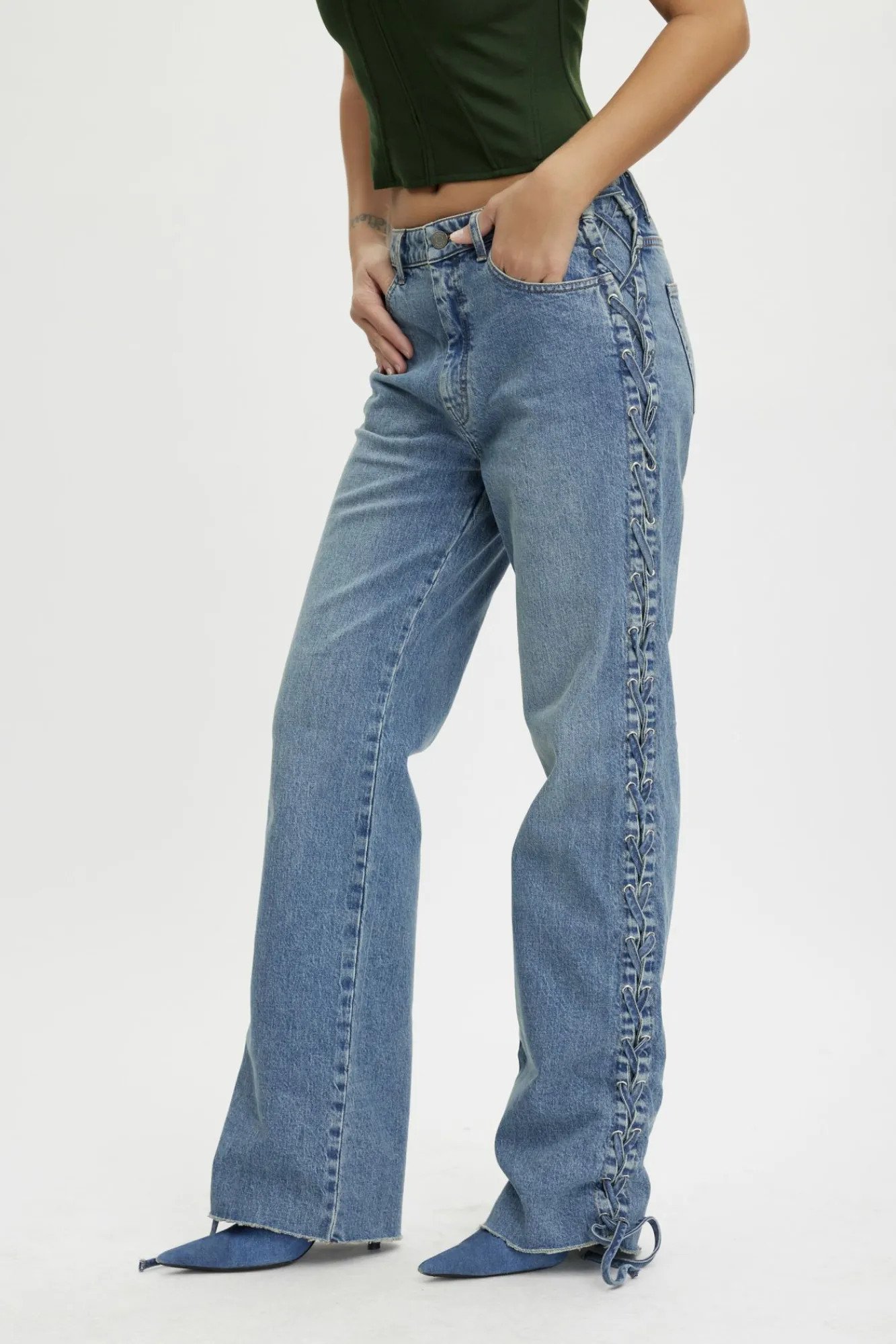 Kvinna Gestuz Jeans^Saimagz Jeans