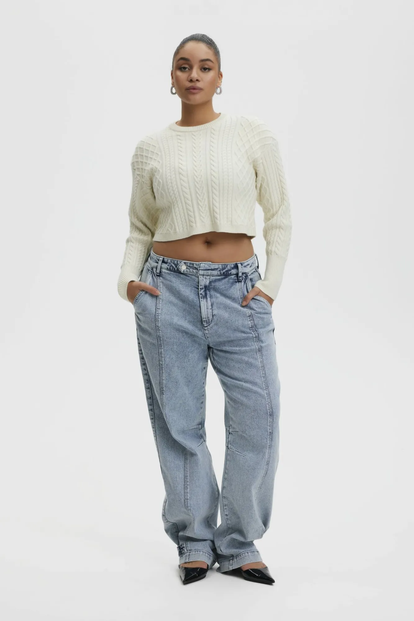 Kvinna Gestuz Cargo^Siwgz Cargo Jeans