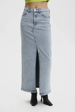 Kvinna Gestuz Kjolar^Siwgz Denim Kjol