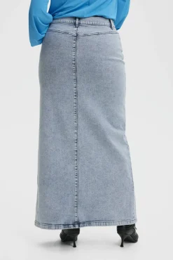 Kvinna Gestuz Kjolar^Siwgz Denim Kjol