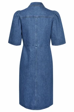 Kvinna Gestuz Klänningar^Umatillagz Denimklanning
